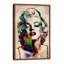 Watercolour Marilyn Monroe by Michael Tompsett - Print on Canvas-1978237114-1978237119