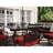 Elmfield 10 - Person Patio Dining Set with Rectangular Table , Cushions Included-1922098614
