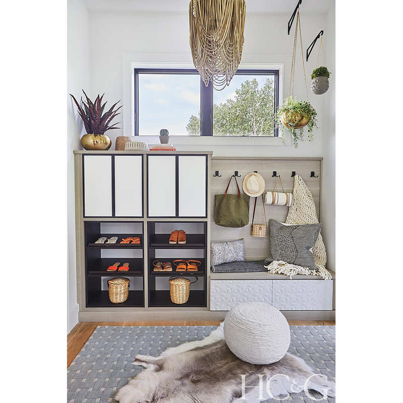 Small Leather Fringe Chandelier w/ Crown, Cream
