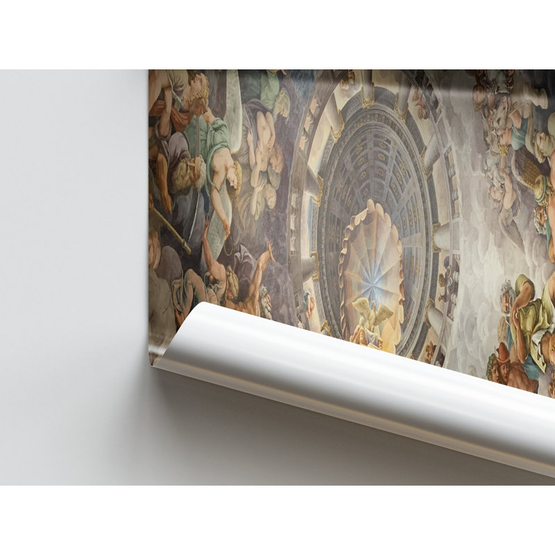 Print on Canvas, 25 cm H x 35 cm W, Gold Floater Framed