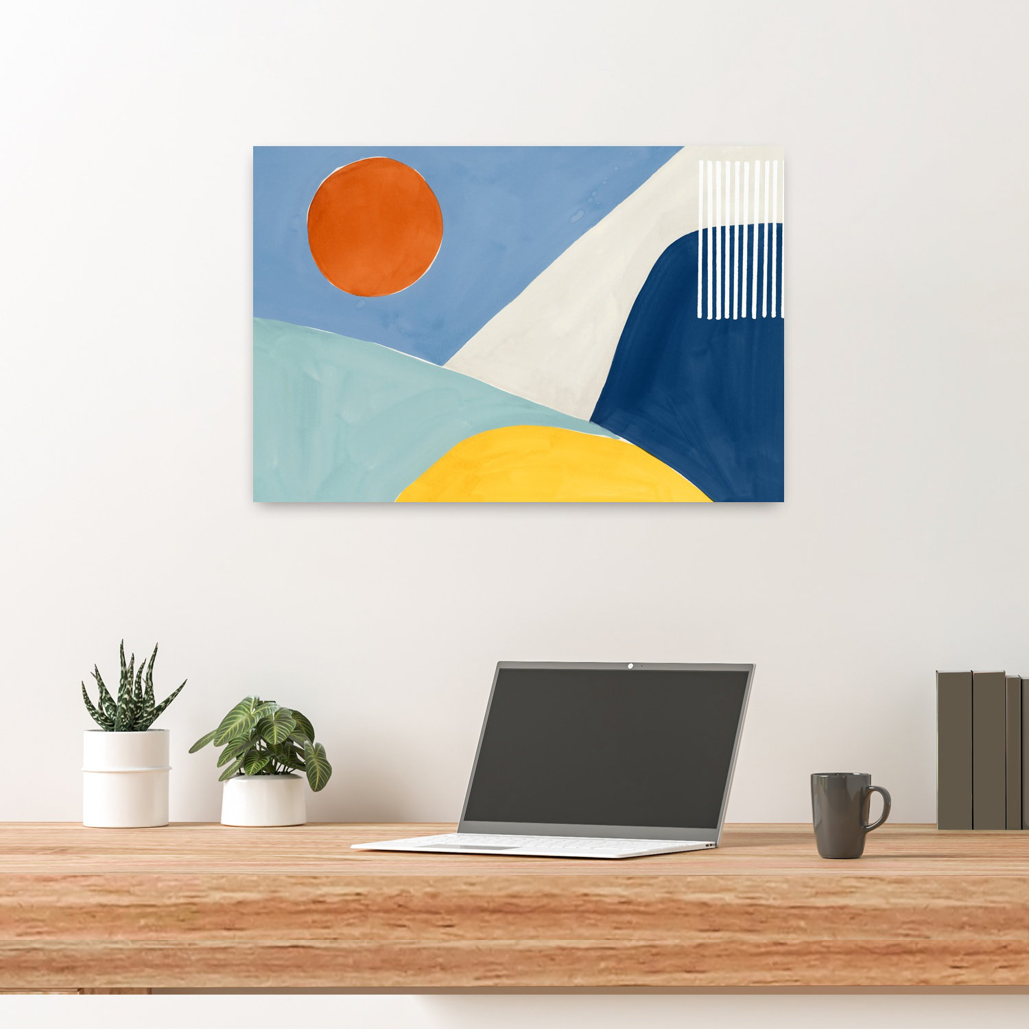 Geometric Minimalist Art For Interior Walls Inspiration photo