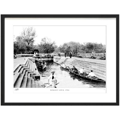 Romney Lock, 1906 1 Piece Single Picture Frame Wall Art