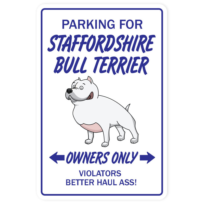 Enseigne Staffordshire Bull Terrier