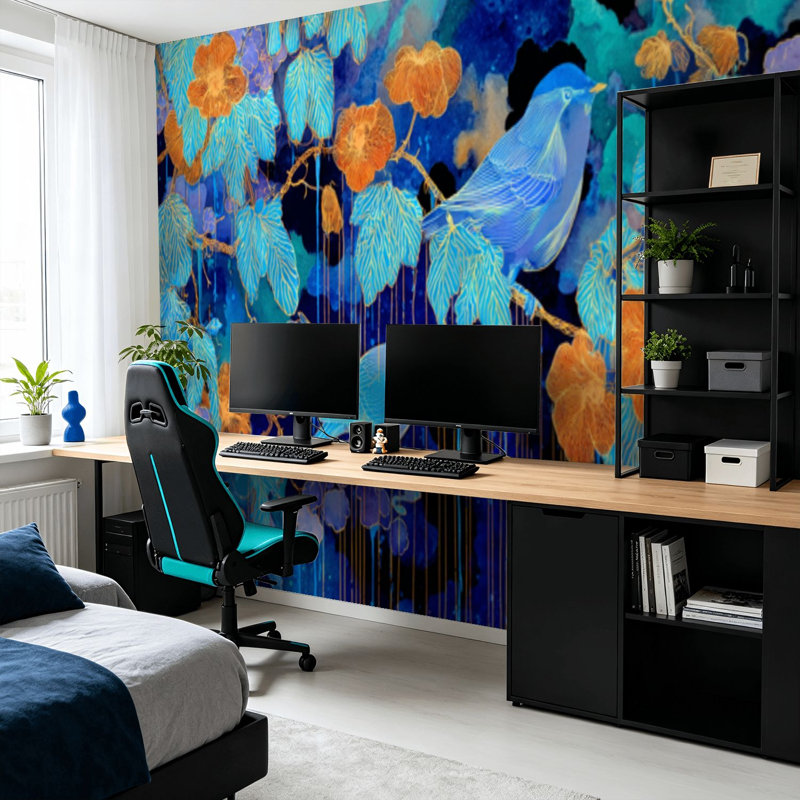 Papier peint adhésif auto-adhésif moderne pour la chambre à coucher Peel and Stick L 100 po x l 144 po