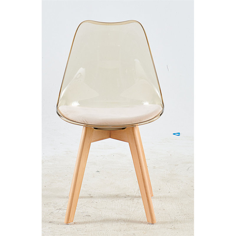 Ensemble de 4 chaises d'appoint Accent Chair, Tissu beige
