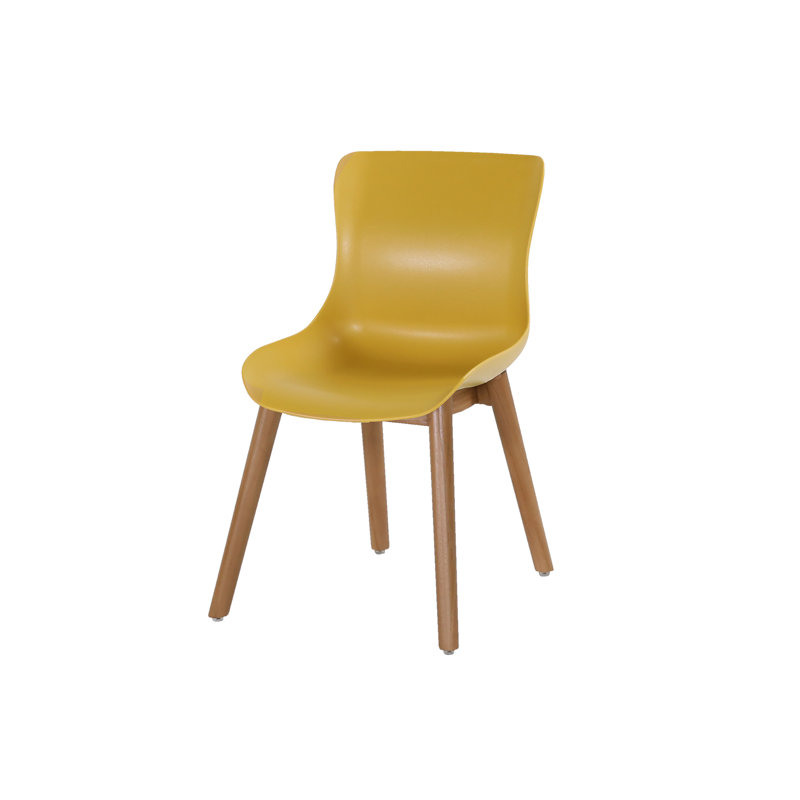 Sophie Oak Dining Chair - Royal White, Yellow