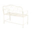 Banc de jardin Sunnydaze - blanc-559439991