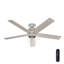 Ventilateur de plafond standard à 52 pales 52 po avec télécommande et ensemble d'éclairage inclus Xidane-97961566