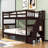 Dezaray Twin Over Twin Standard Bunk Bed with Shelves-1126596123
