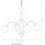 Coen 4 - Light Gold Cluster Pendant