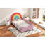 Lit de jour simple rembourré style princesse