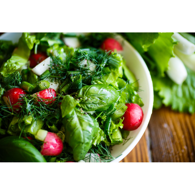 Spring salad 1 Piece Wrapped Canvas Wall Art, 51cm H x 76cm W