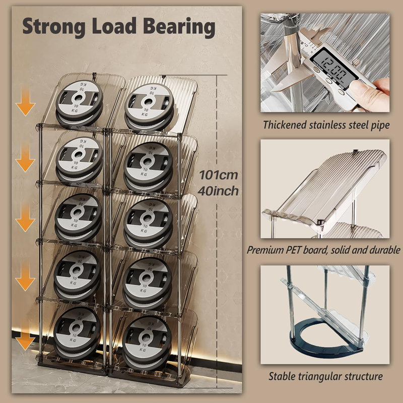 5 Pair Shoe Rack