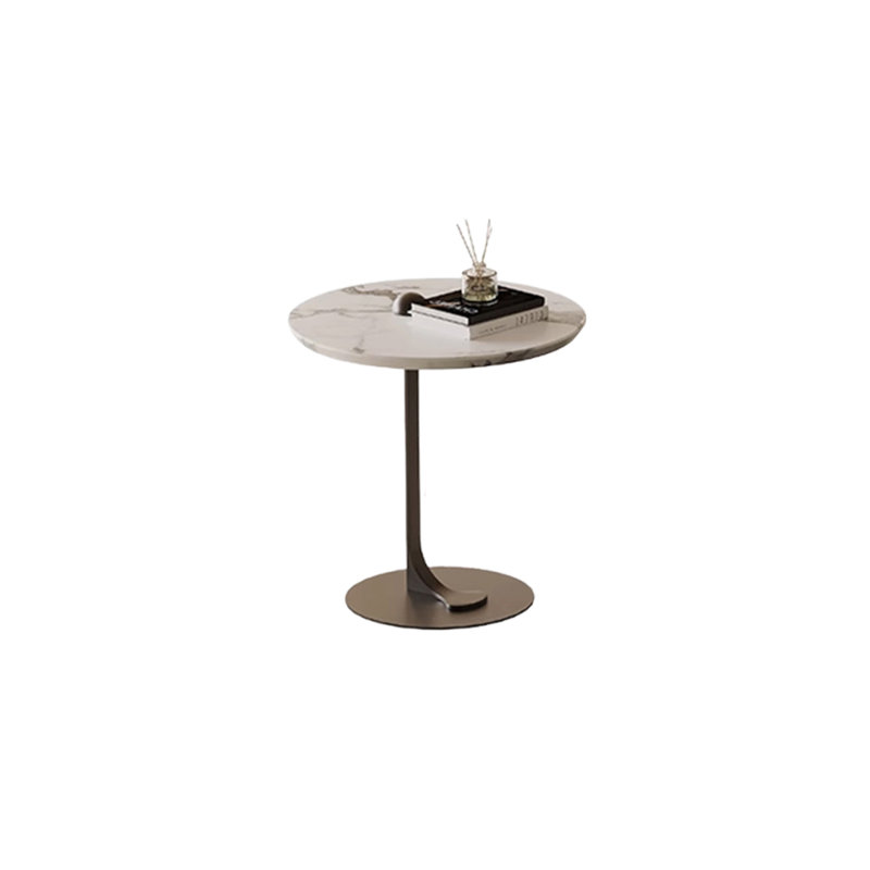 Compact Side Table with Sintered Stone Top