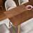 Snover modern hard retro rectangular dining table-187740474