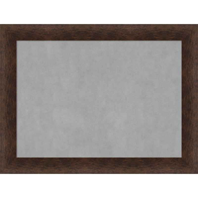 Tableau magnétique encadré noyer chaud, H 25 po x l 33 po