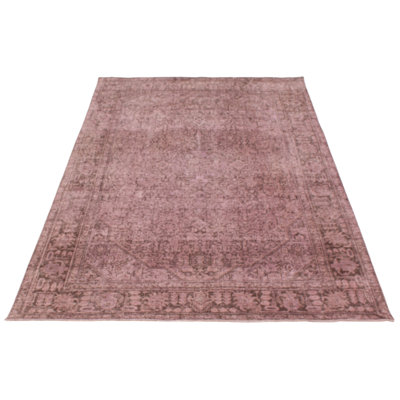 Tapis unique en laine 6 pi 3 po x 9 pi 4 po Minaudiere Violet