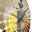 Gerrilynn - Horloge murale géométrique abstraite-473001888