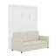 Lit escamotable mural Murphy avec coussin