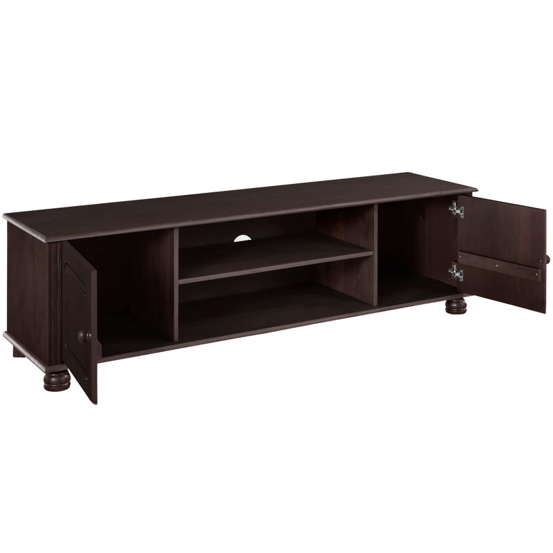 Amoakuh Unfinished TV Stand, Havana Lacquer
