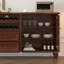 Buffet en bois de noyer massif