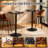 39.5" Adjustable Bar/Coffee Table with Metal Base