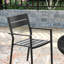 Ensemble repas carré 59,1 "avec banc-1797765962