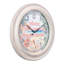26.2" Indoor/Outdoor Whitewashed Margaritaville Analog Quartz Clock with Temp and Humidity