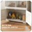 Grande cage pour petits animaux avec armoire de rangement pour animaux multiples