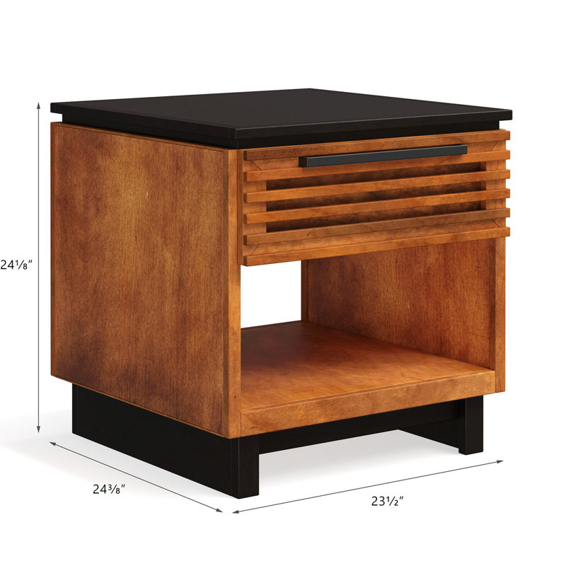 Heugel Solid Wood End Table