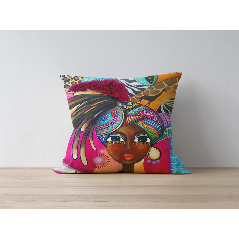 Decorative Cushion Cover, 50% Polyester / 50% Cotton, 16.9 x 16.9 Inches | Digital Print Design, Machine Washable at 86°F | Perfect for Home Decor, Living Room, and Bedroom Accent, Soft and Durable Fabric