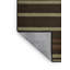 Tapis brun à rayures horizontales lavable à la machine-710437859