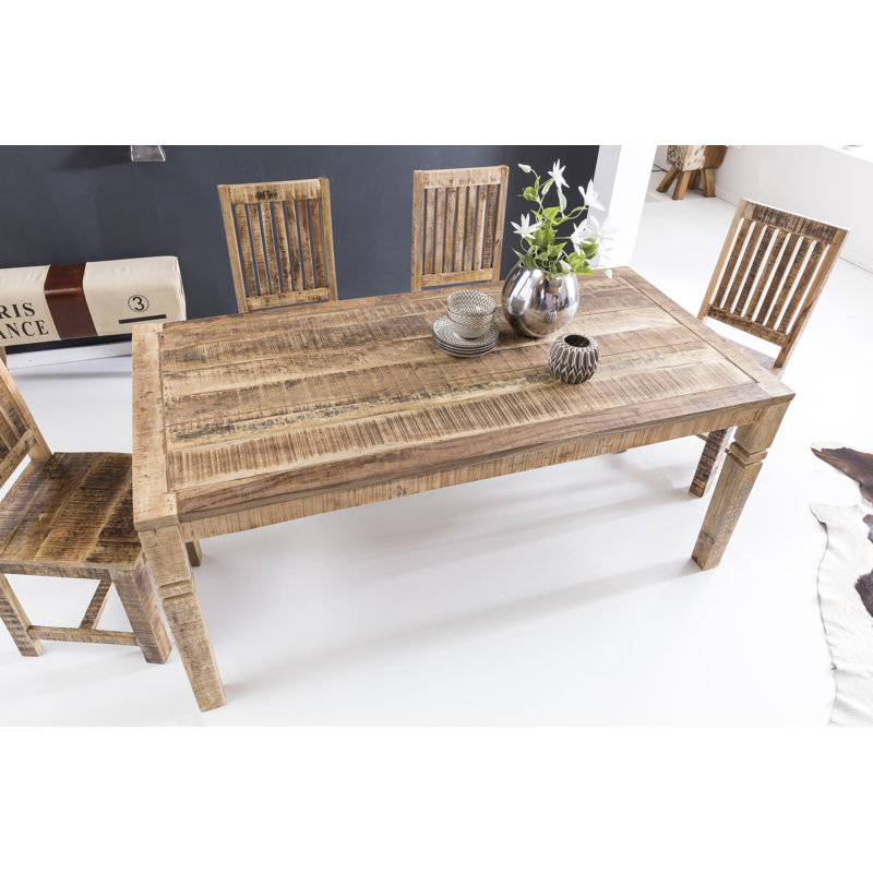 Guttenberg Solid Wood Dining Table, 76cm H x 120cm L x 70cm W