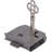 Long Rounded Half Mortise Lock with Skeleton Key