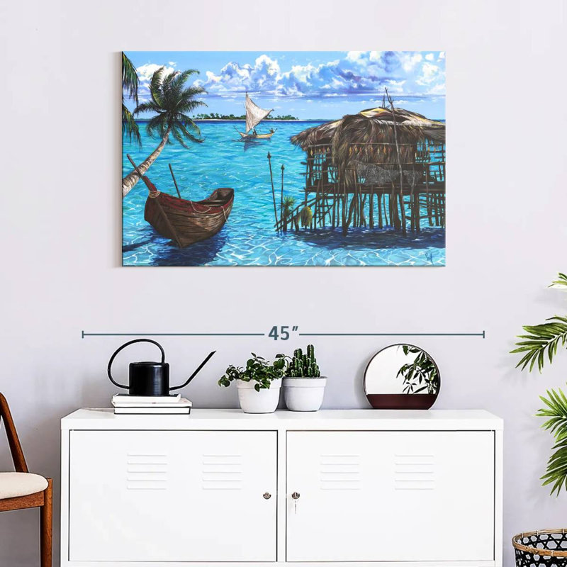 Gillard Tropical Caribbean Dreams, H 24 po x l 36 po