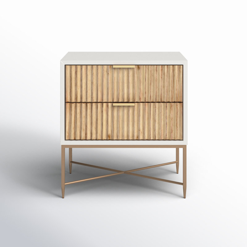 Giddens 2 - Drawer Nightstand, White