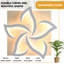 Rachna 5-head 60cm LED Integrated Semi Flush Mount Ceiling Light-81302662-81302659