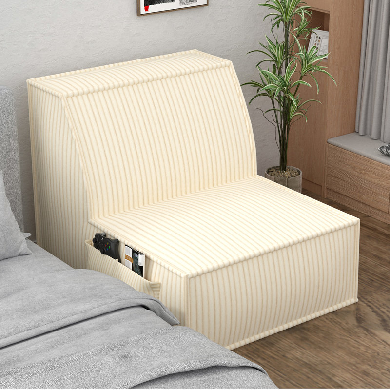 Chaises d'appoint rembourrées, Beige