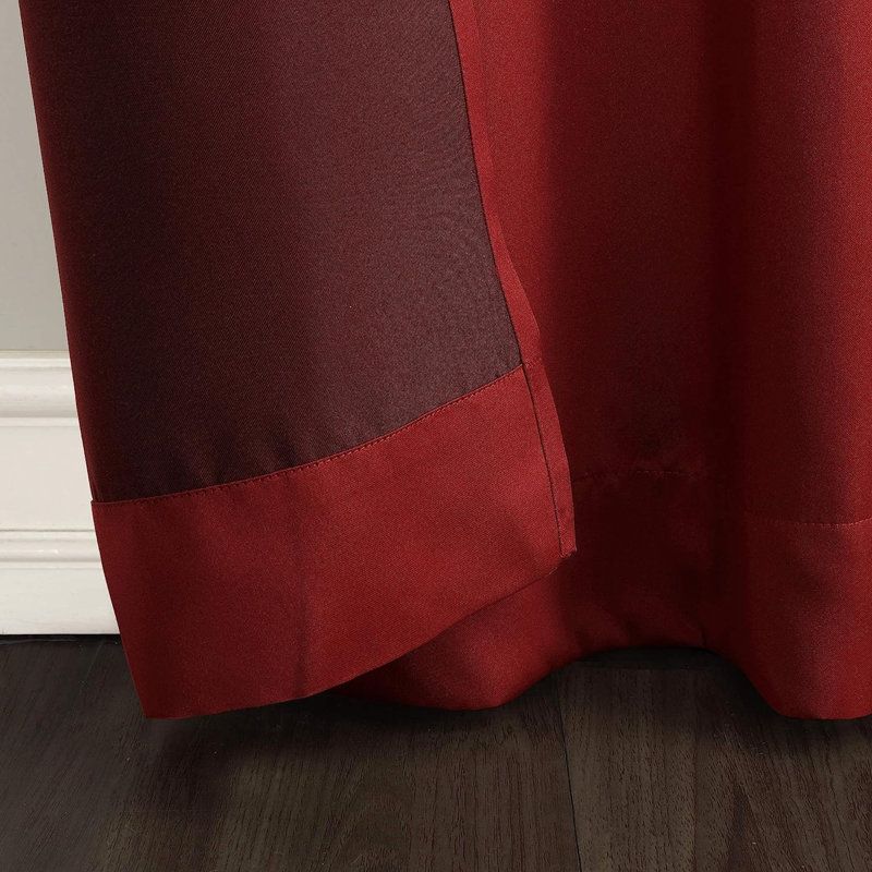 Rideau en polyester, Brick, L 54 po x L 84 po