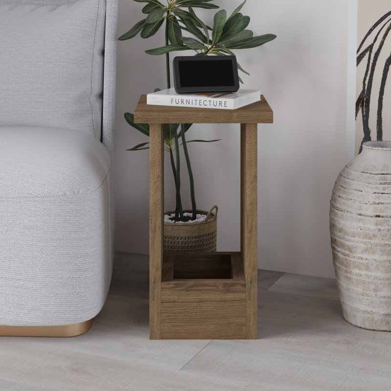 Paizlei Modern Small Minimalist Bedside Table, Hitit