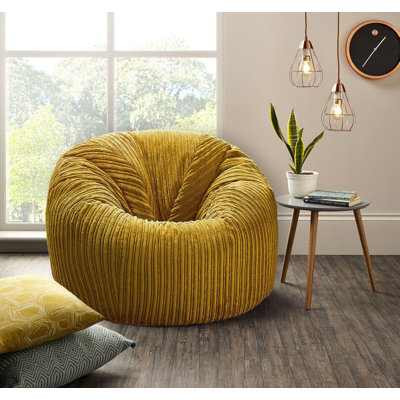 XXL Jumbo Cord MEGA Size Classic Beanbag Chair Ready Filled