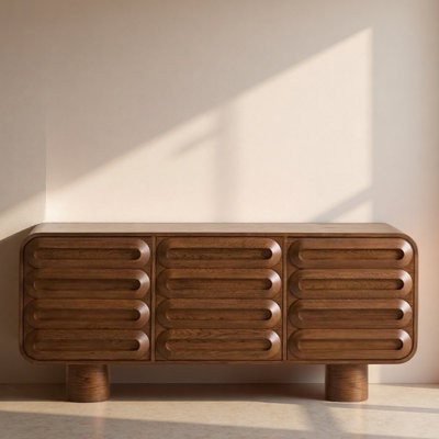 Commode d'entrée en bois massif chinois