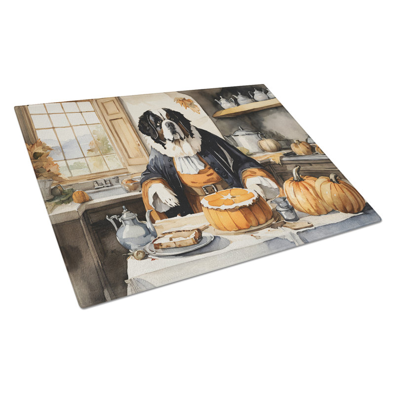 Planche à découper en verre Saint Bernard