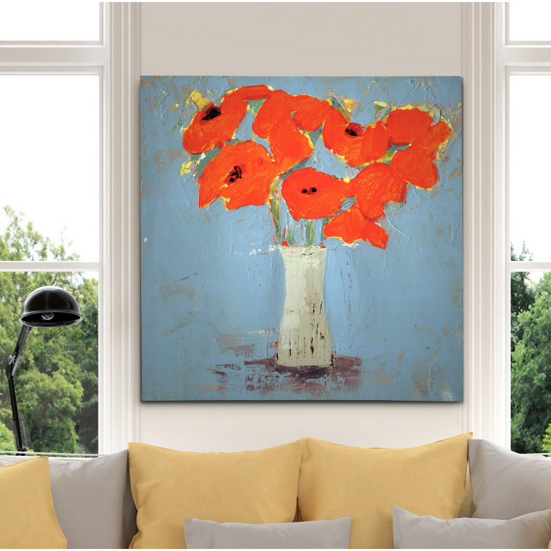 « orange de dépilament », peinture, H 40 po x l 40 po, Toile tendue, Sans cadre