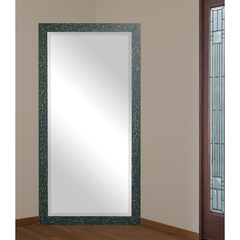 Cabrera Solid Wood Flat Mirror, 70.5" H x 30" W, Seagreen