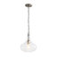 Luminaire suspendu en verre ondulé 1 lumière-107381851