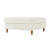 Seemab 39.8" W Upholstered Square Corduroy Ottoman with Solid Wood Legs-99538311