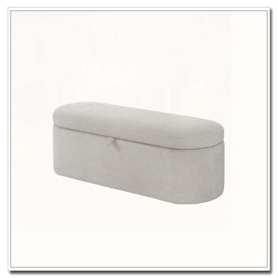 Banc de rangement rembourré