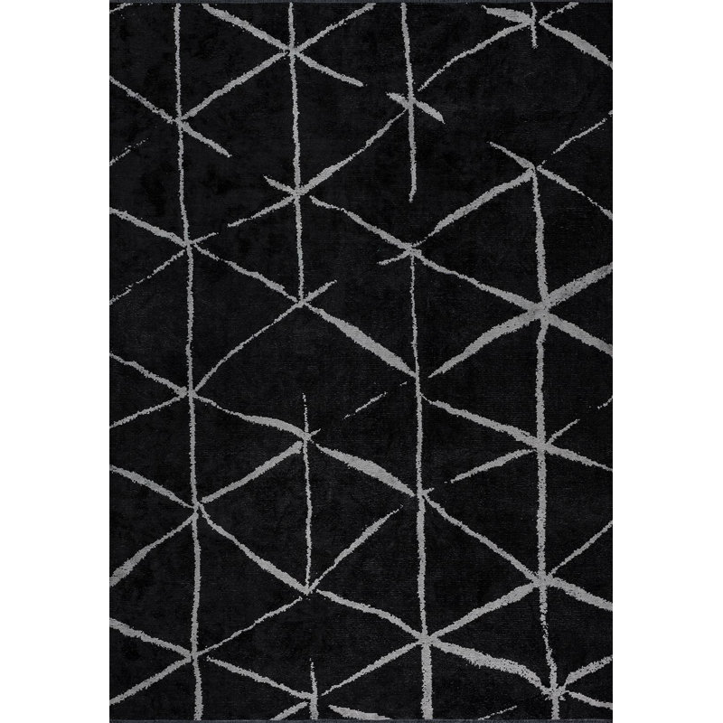 Contemporain grand diamant abstrait, Rectangle 6 pi 7 po x 9 pi 10 po