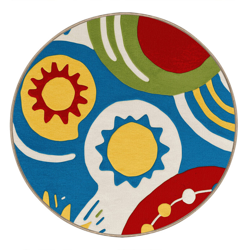 Spunky Spin Rug, Round 4'